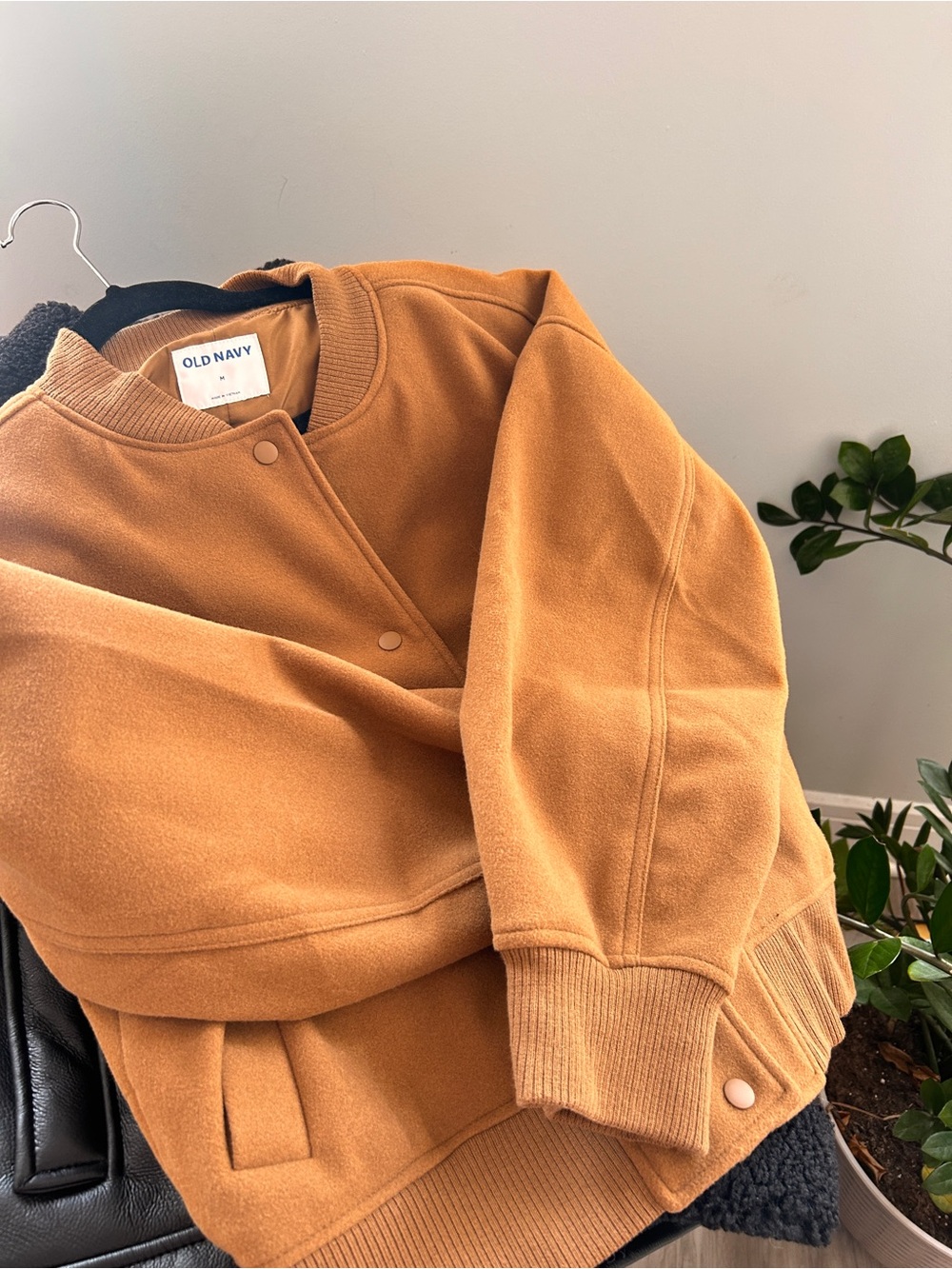 Old Navy Camel/Tan Bomber Jacket